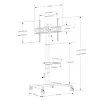 Techly ICA-TR228 multimedia cart/stand Must Flat panel