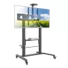 Multimeediakäru TECHLY ICA-TR230 Must lameekraanile kuni 110 tolli, VESA 900x600, kõrgus 1850 mm, koormus 120 kg