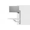 DIGITUS tööjaama (monitor, klaviatuur, hiir) seinakinnitus 32 inch, 8 kg, VESA 75x75/100x100, valge/must