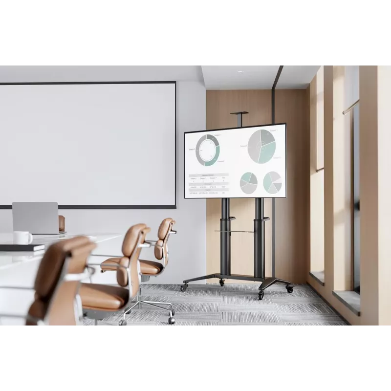 Digitus Collaboration Trolley DA-90452 Maksimaalne kaal 140 kg, ekraani suurus 70-120 tolli