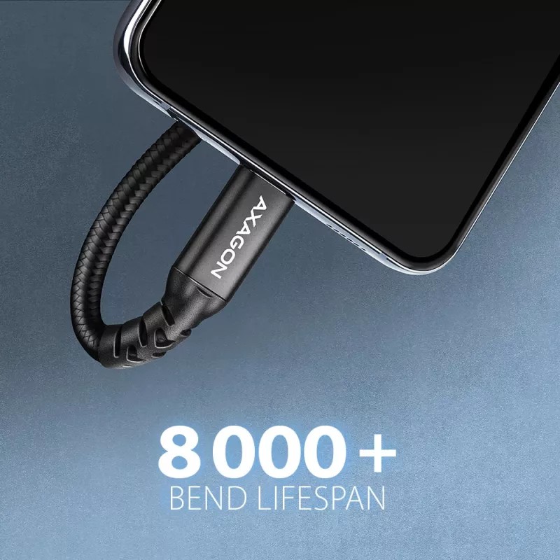 Axagon BUCM32-CF10AB SPEED+ USB-C USB 20Gbps pikenduskaabel 1 m