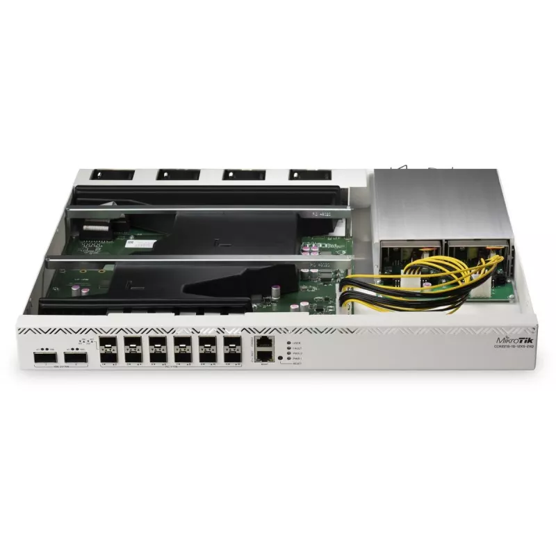 juhtmega ruuter Mikrotik CCR2216-1G-12XS-2XQ Gigabit Ethernet 2000 MHz hõbedane