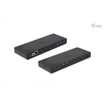 i-tec USB 3.0 / USB-C / Thunderbolt 3 kahe ekraani dokkimisjaam Gen2 + Power Delivery 100W