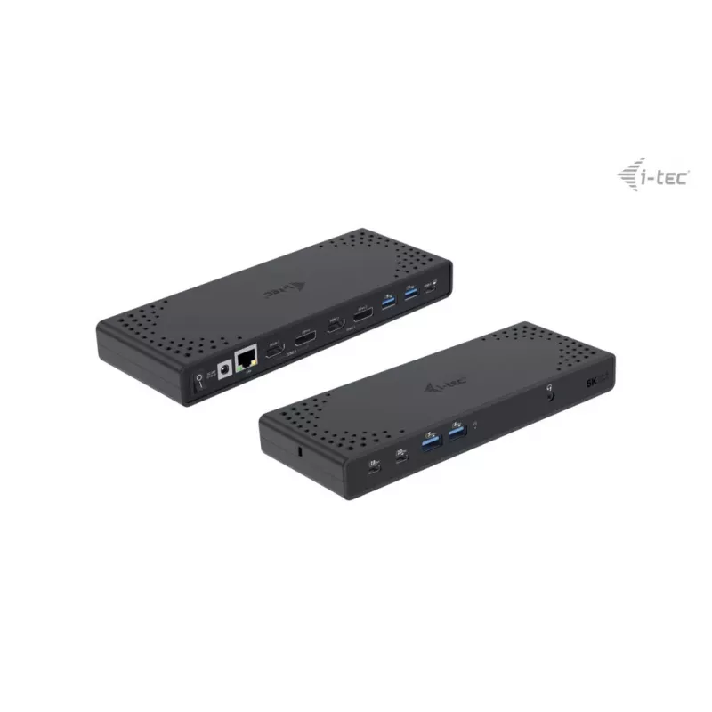 i-tec USB 3.0 / USB-C / Thunderbolt 3 kahe ekraani dokkimisjaam Gen2 + Power Delivery 100W
