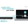 i-tec USB 3.0 / USB-C / Thunderbolt 3 kahe ekraani dokkimisjaam Gen2 + Power Delivery 100W