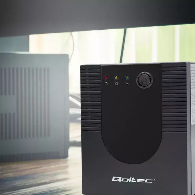 Qoltec 53777 UPS Line-Interactive 2 kVA 1200 W 4 AC pistikupesa