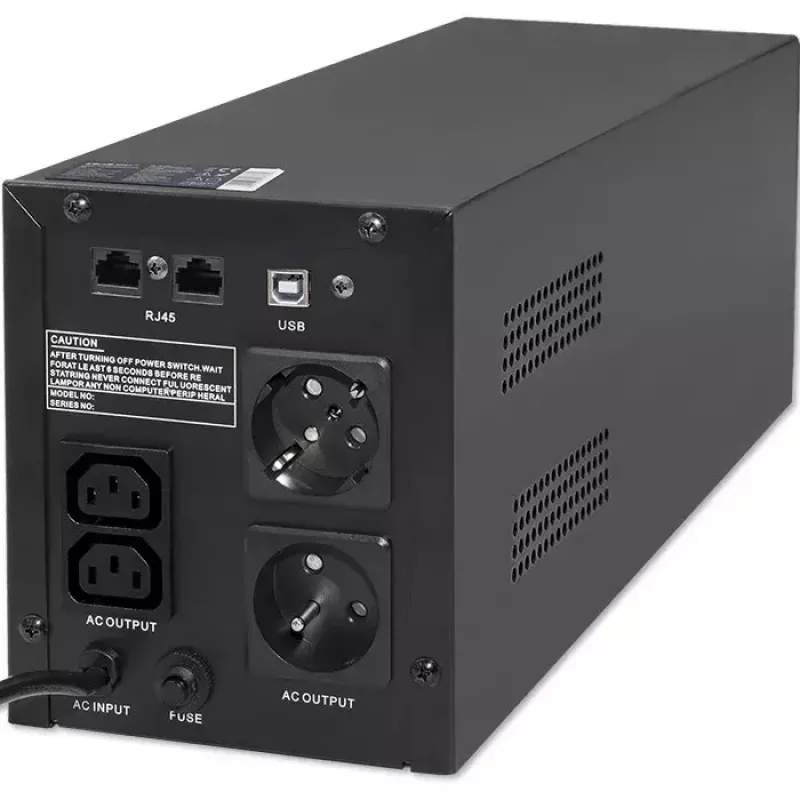 Qoltec 53777 UPS Line-Interactive 2 kVA 1200 W 4 AC pistikupesa
