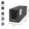 Qoltec 53777 UPS Line-Interactive 2 kVA 1200 W 4 AC pistikupesa