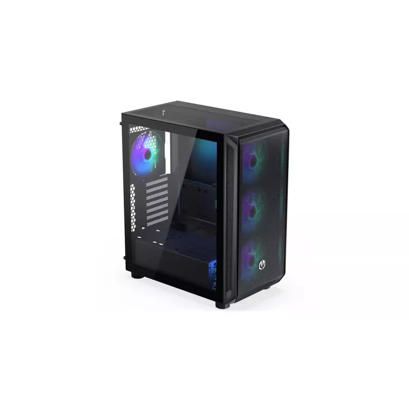 Arvuti korpus ENDORFY Arx 500 ARGB ATX Must — karastatud klaas, ARGB, ATX, max GPU 350 mm, CPU jahuti kõrgus 179 mm, 7 laienduspesa