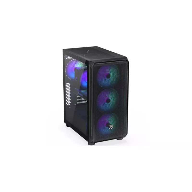 Arvuti korpus ENDORFY Arx 500 ARGB ATX Must — karastatud klaas, ARGB, ATX, max GPU 350 mm, CPU jahuti kõrgus 179 mm, 7 laienduspesa