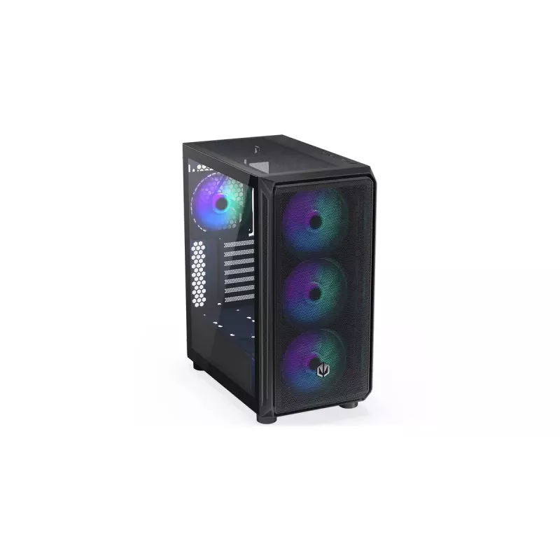 Arvuti korpus ENDORFY Arx 500 ARGB ATX Must — karastatud klaas, ARGB, ATX, max GPU 350 mm, CPU jahuti kõrgus 179 mm, 7 laienduspesa