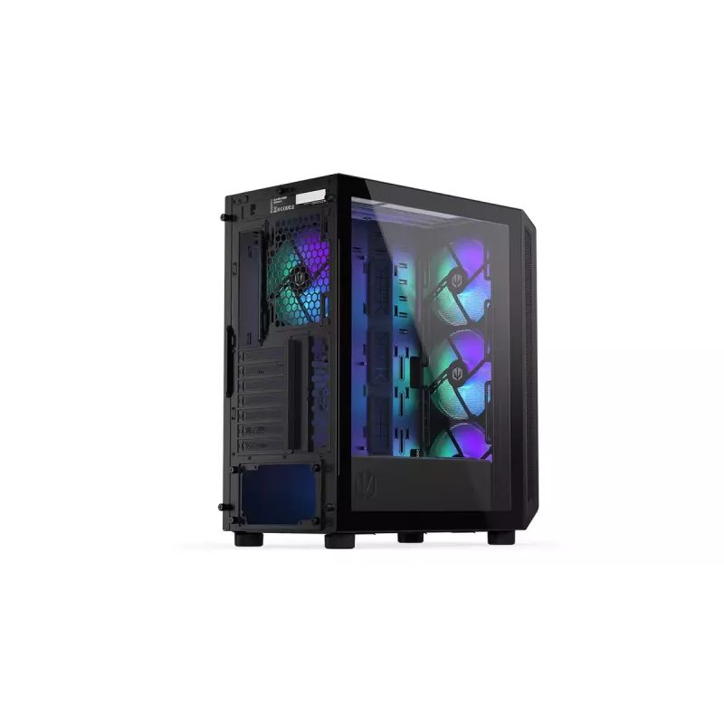 Arvuti korpus ENDORFY Arx 500 ARGB ATX Must — karastatud klaas, ARGB, ATX, max GPU 350 mm, CPU jahuti kõrgus 179 mm, 7 laienduspesa