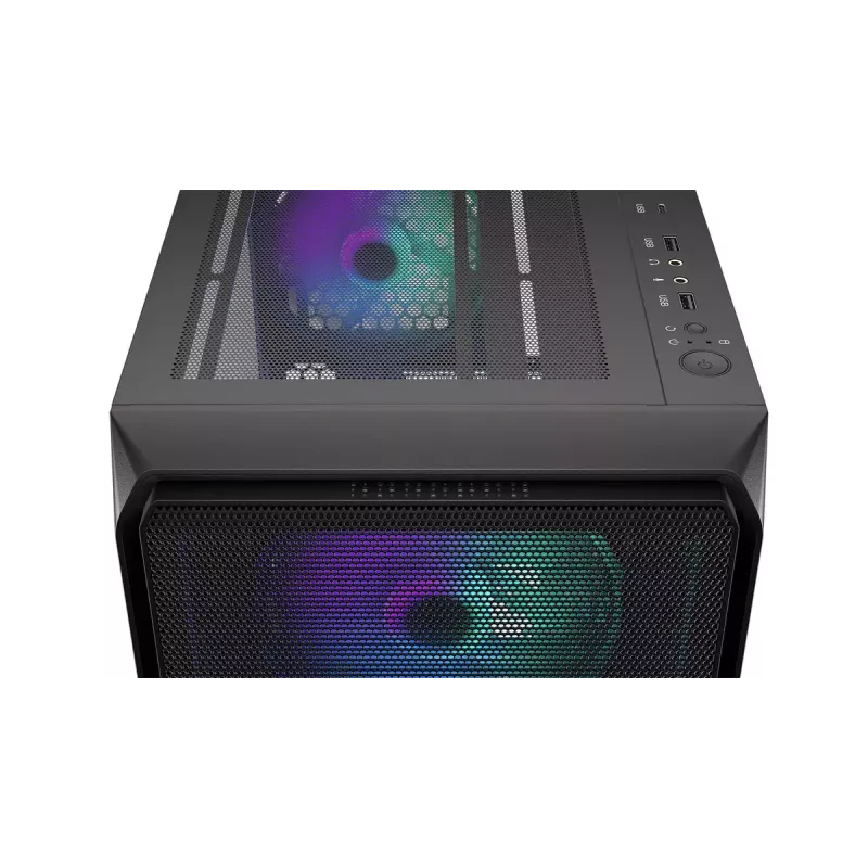 Arvuti korpus ENDORFY Arx 500 ARGB ATX Must — karastatud klaas, ARGB, ATX, max GPU 350 mm, CPU jahuti kõrgus 179 mm, 7 laienduspesa