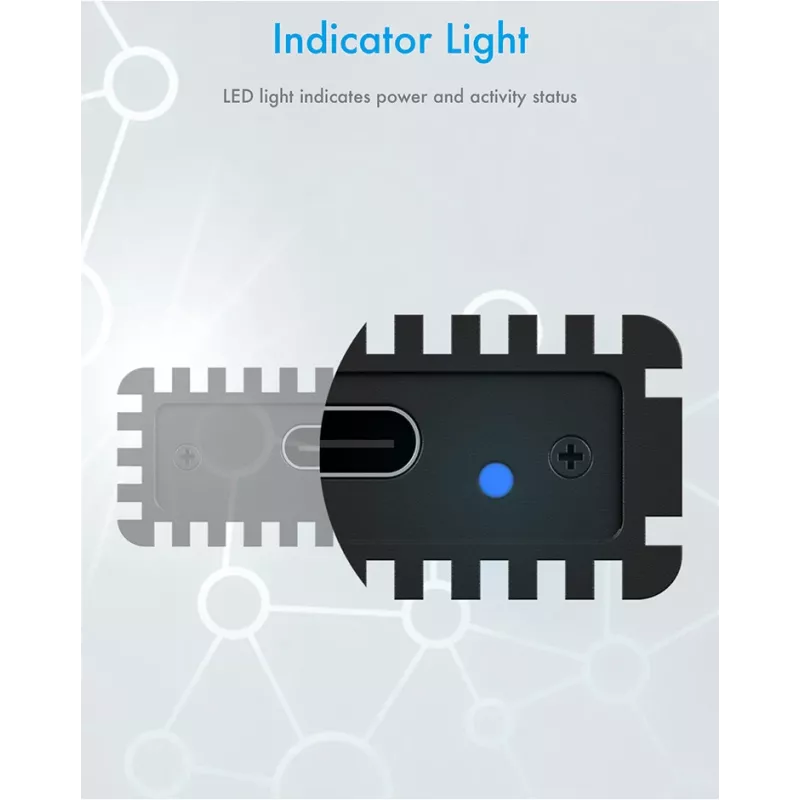 ICY BOX IB-1816M-C31 SSD-korpus Must U.2