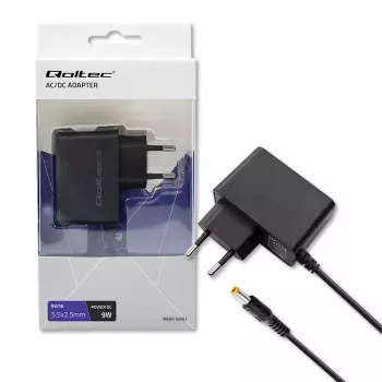 Toiteadapter Qoltec 52403 siseruumidesse 9 W must 220–240 V