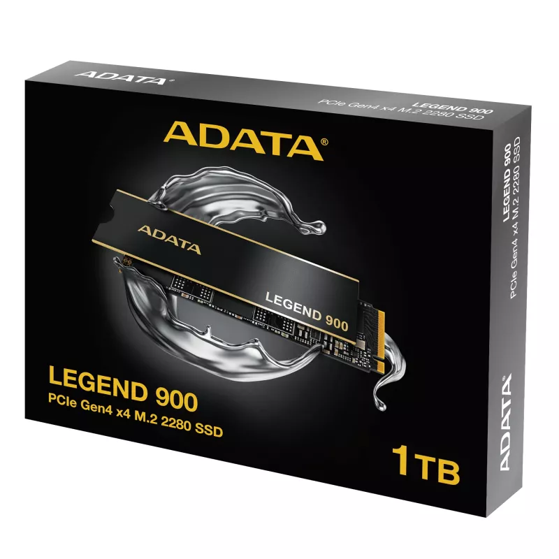 Sisemine M.2 SSD ADATA LEGEND 900 1TB PCIe 4.0 NVMe (2280) 7000/5400 MB/s, 3D NAND, TBW 1200