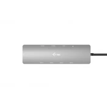 i-tec USB-C Metal Nano 2x Display dokkimisjaam + Power Delivery 100 W