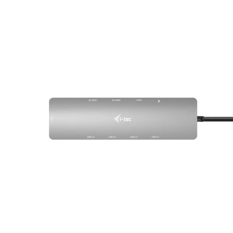 i-tec USB-C Metal Nano 2x Display dokkimisjaam + Power Delivery 100 W