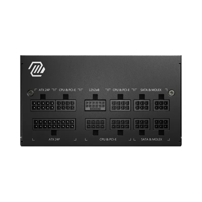 MSI MAG A750GL PCIE5 toiteplokk 750 W 20+4 pin ATX ATX Must