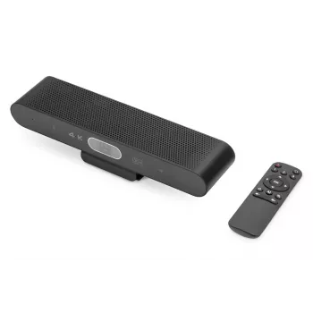 DIGITUS 4K All-in-One Video Bar Mini - Videokonverentsisüsteem (2x mikrofon / 1x kõlar)