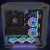 Thermaltake SWAFAN 12 RGB 12 cm ventilaator, must, 500–2000 RPM