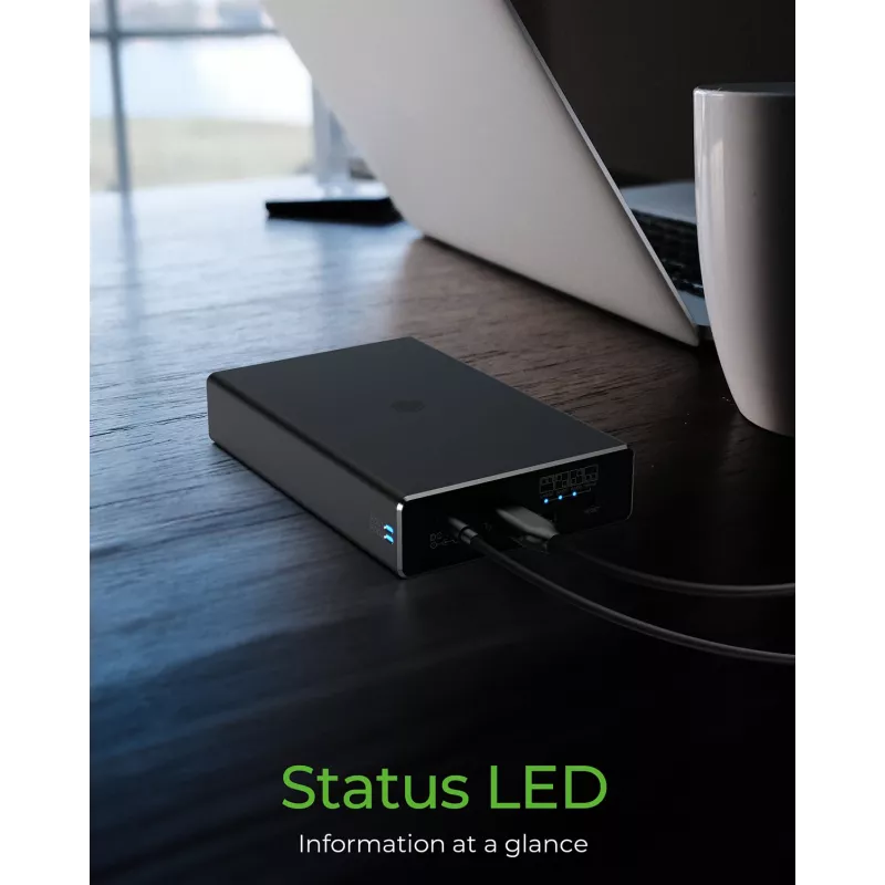 ICY BOX RAID korpus 2x HDD/SSD jaoks USB 3.2 Gen 2 Type-C® / Type-A liidesega