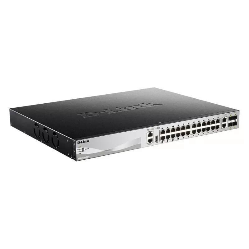 D-Link DGS-3130-30PS/E võrgulüliti Hall, haldatav L3 Gigabit Ethernet (10/100/1000) Power over Ethernet (PoE)