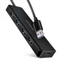 Axagon HUE-C1A 4x USB 5Gbps TRAVEL jaotur, USB-C toite sisend, 19 cm USB-A kaabel