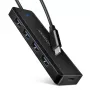 Axagon HUE-C1C 4x USB 5Gbps TRAVEL jaotur, USB-C toite sisend, 19 cm USB-C kaabel