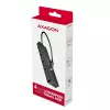 Axagon HUE-C1C 4x USB 5Gbps TRAVEL jaotur, USB-C toite sisend, 19 cm USB-C kaabel