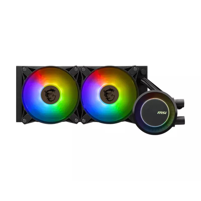 MSI MAG Coreliquid E240 emaplaadi, protsessori vedelikjahutuskomplekt 12 cm Must