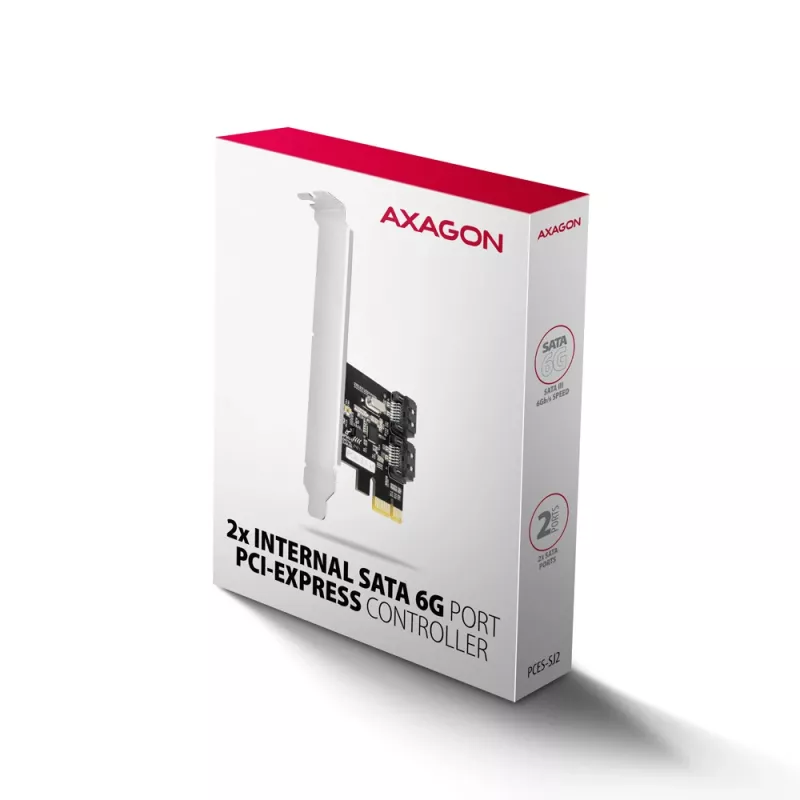 Sisemine SATA-adapter Axagon PCES-SJ2 PCIe 2 Gbit/s must
