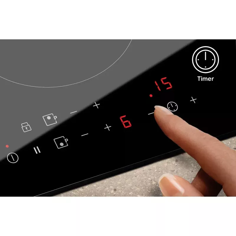 Induktsioonpliit Electrolux LIT30230C — 2-tsooniline sisseehitatav, 29 cm laius, must, puutetundlik juhtimine, 210/145 mm tsoonid