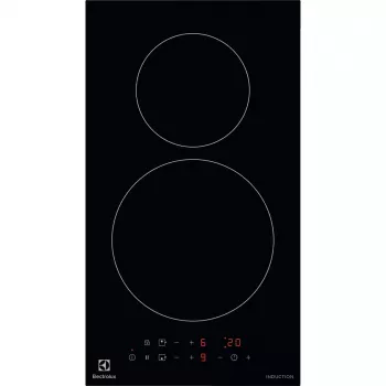 Induktsioonpliit Electrolux LIT30230C — 2-tsooniline sisseehitatav, 29 cm laius, must, puutetundlik juhtimine, 210/145 mm tsoonid
