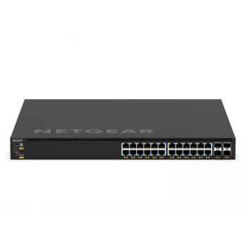 NETGEAR GSM4328-100AJS hallatav 3. kihi Gigabit Ethernet (10/100/1000) toitega üle Etherneti (PoE) 1U must