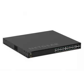 NETGEAR GSM4328-100AJS hallatav 3. kihi Gigabit Ethernet (10/100/1000) toitega üle Etherneti (PoE) 1U must