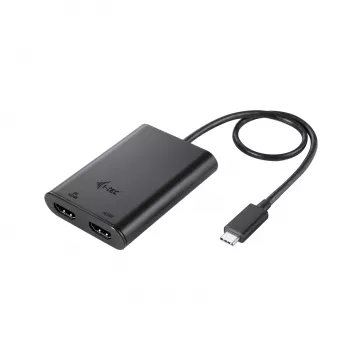 i-tec USB-C Dual 4K/60Hz (single 8K/30Hz) HDMI videoadapter