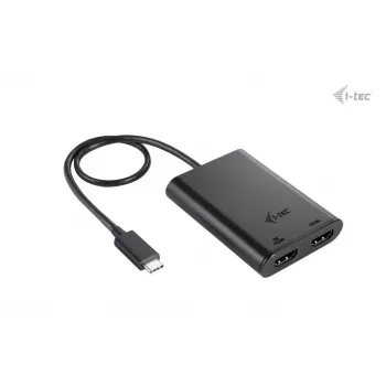 i-tec USB-C Dual 4K/60Hz (single 8K/30Hz) HDMI videoadapter