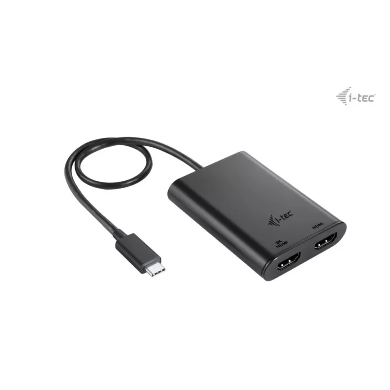 i-tec USB-C Dual 4K/60Hz (single 8K/30Hz) HDMI videoadapter