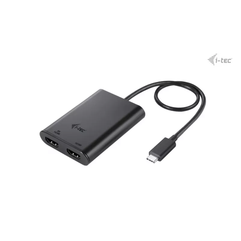 i-tec USB-C Dual 4K/60Hz (single 8K/30Hz) HDMI videoadapter
