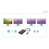 i-tec USB-C Dual 4K/60Hz (single 8K/30Hz) HDMI videoadapter
