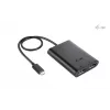 i-tec USB-C Dual 4K DisplayPort Video Adapter