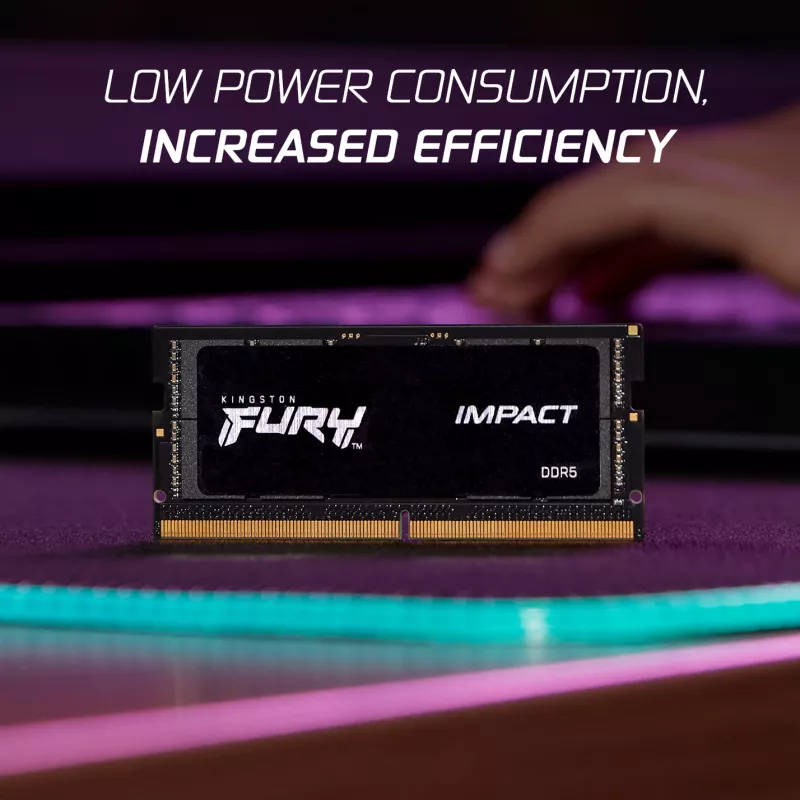 Kingston Technology FURY 64GB 5600MT/s DDR5 CL40 SODIMM (2 tk komplekt) Impact PnP