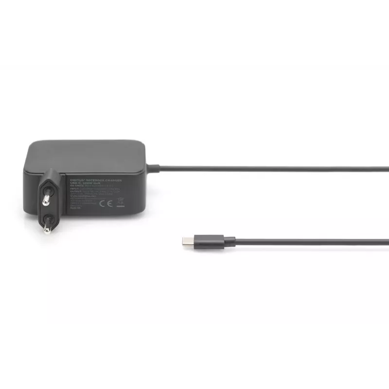 DIGITUS sülearvuti laadija USB-C toiteallikas 100W PD 3.0