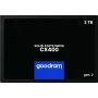2.5-tolline SATA III SSD GOODRAM CX400 2,05 TB (2048 GB) 3D NAND, lugemiskiirus 550 MB/s, kirjutamiskiirus 500 MB/s, TBW 720, MTBF 2 000 000 h