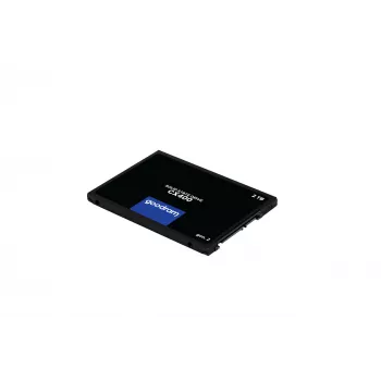 2.5-tolline SATA III SSD GOODRAM CX400 2,05 TB (2048 GB) 3D NAND, lugemiskiirus 550 MB/s, kirjutamiskiirus 500 MB/s, TBW 720, MTBF 2 000 000 h