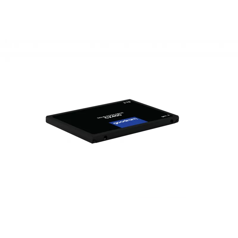 2.5-tolline SATA III SSD GOODRAM CX400 2,05 TB (2048 GB) 3D NAND, lugemiskiirus 550 MB/s, kirjutamiskiirus 500 MB/s, TBW 720, MTBF 2 000 000 h