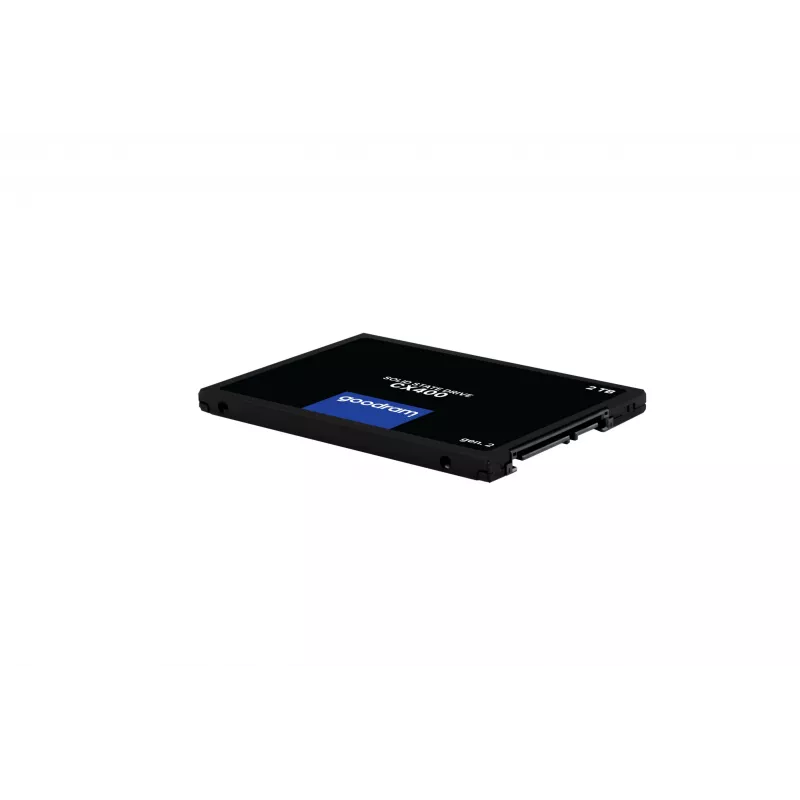 2.5-tolline SATA III SSD GOODRAM CX400 2,05 TB (2048 GB) 3D NAND, lugemiskiirus 550 MB/s, kirjutamiskiirus 500 MB/s, TBW 720, MTBF 2 000 000 h