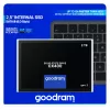 2.5-tolline SATA III SSD GOODRAM CX400 2,05 TB (2048 GB) 3D NAND, lugemiskiirus 550 MB/s, kirjutamiskiirus 500 MB/s, TBW 720, MTBF 2 000 000 h