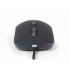 Juhtmega USB mänguhiir GEMBIRD MUS-UL-02 — ambidekstraalne, 2400 DPI, 6 nuppu, must